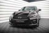 Maxton Design - Front Splitter V.2 Infiniti Q50 S MK1 Front Spoiler Maxton Design royalty-bespoke.myshopify.com
