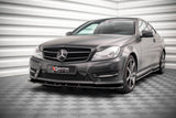 Maxton Design - Front Splitter V.2 Mercedes Benz C-Class Coupe/Sedan/Estate AMG-Line C204/W204/S204 (Facelift) Front Spoiler Maxton Design royalty-bespoke.myshopify.com