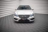 Maxton Design - Front Splitter V.2 Mercedes Benz E-Class AMG-Line Sedan W212 (Facelift) Front Spoiler Maxton Design royalty-bespoke.myshopify.com