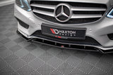 Maxton Design - Front Splitter V.2 Mercedes Benz E-Class AMG-Line Sedan W212 (Facelift)