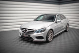 Maxton Design - Front Splitter V.2 Mercedes Benz E-Class AMG-Line Sedan W212 (Facelift) Front Spoiler Maxton Design royalty-bespoke.myshopify.com
