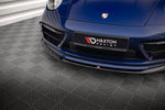 Maxton Design - Front Splitter V.2 Porsche 911 Carrera with Sport Design package / Carrera GTS 992