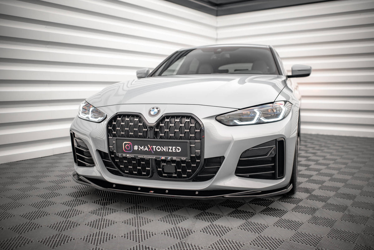 Maxton Design - Front Splitter V.3 BMW Series 4 / i4 Gran Coupe M-Pack ...
