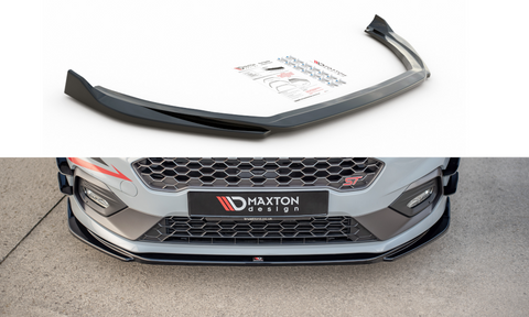 Maxton Design - Front Splitter V.4 Ford Fiesta ST / ST-Line MK8