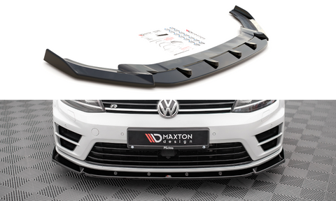 Maxton Design - Front Splitter V.4 Volkswagen Golf R MK7 Front Spoiler Maxton Design royalty-bespoke.myshopify.com