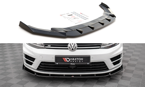Maxton Design - Front Splitter V.4 Volkswagen Golf R MK7