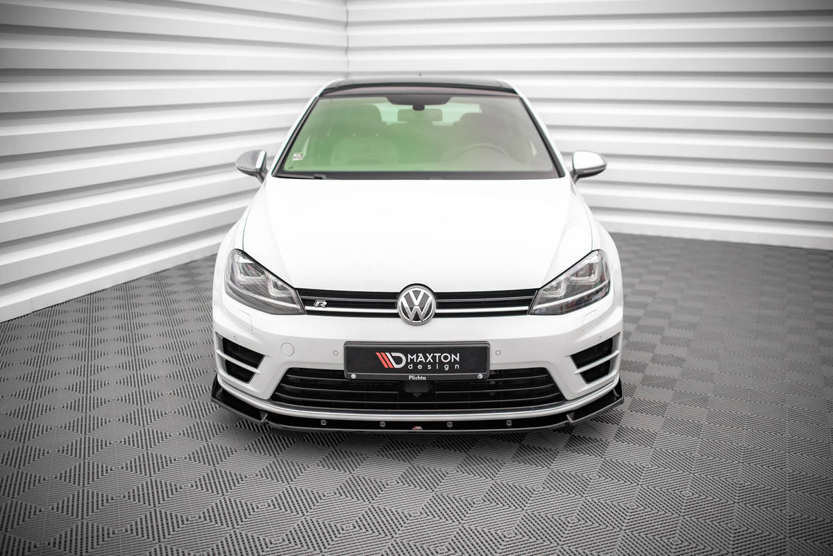 Maxton Design - Front Splitter V.4 Volkswagen Golf R MK7 | Royal Body Kits