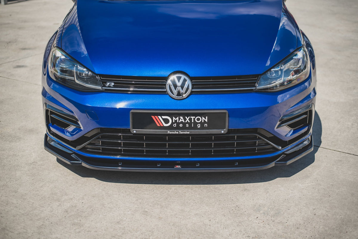 Maxton Design - Front Splitter V.9 Volkswagen Golf R / R-Line MK7.5 ...