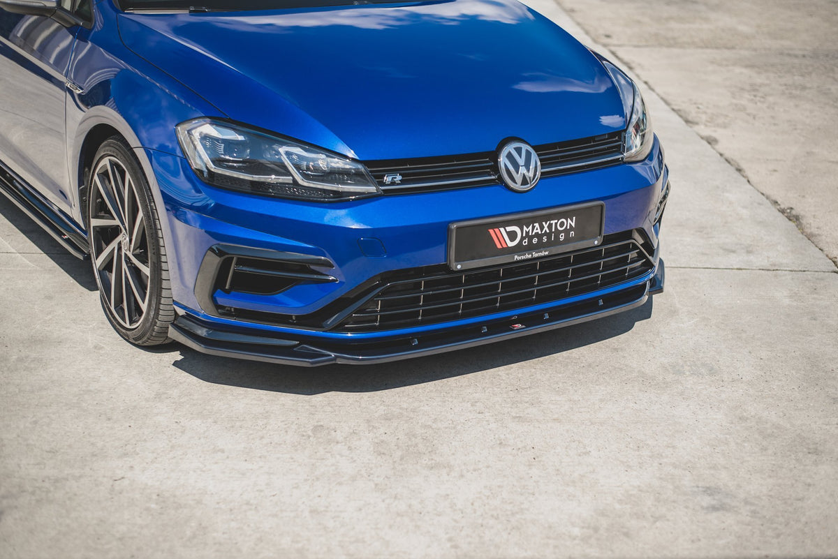 Maxton Design - Front Splitter V.9 Volkswagen Golf R / R-Line MK7.5 ...