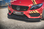 Maxton Design - Racing Durability Front Splitter + Flaps Mercedes Benz C43 AMG C205 Coupe