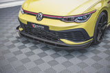 Maxton Design - Racing Durability Front Splitter + Flaps Volkswagen Golf GTI Clubsport MK8