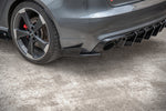 Maxton Design - Racing Durability Rear Side Splitters + Flaps Audi RS3 8V Sportback