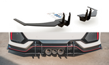 Maxton Design - Racing Durability Rear Valance V.2 Honda Civic MK10 Type R Rear Diffuser Maxton Design royalty-bespoke.myshopify.com