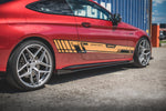 Maxton Design - Racing Durability Side Skirts Diffusers + Flaps Mercedes Benz C43 AMG C205 Coupe