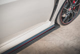 Maxton Design - Racing Durability Side Skirts Diffusers V.2 Honda Civic MK10 Type R