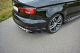Maxton Design - Rear Side Splitters Audi S3 / A3 S-Line 8V FL Sedan Rear Side Splitters Maxton Design royalty-bespoke.myshopify.com