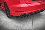 Maxton Design - Rear Side Splitters Audi S3 8V Sedan