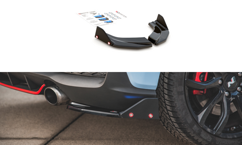 Maxton Design - Rear Side Splitters + Flaps V.6 Hyundai I30N MK3 Hatchback Rear Side Splitters Maxton Design royalty-bespoke.myshopify.com