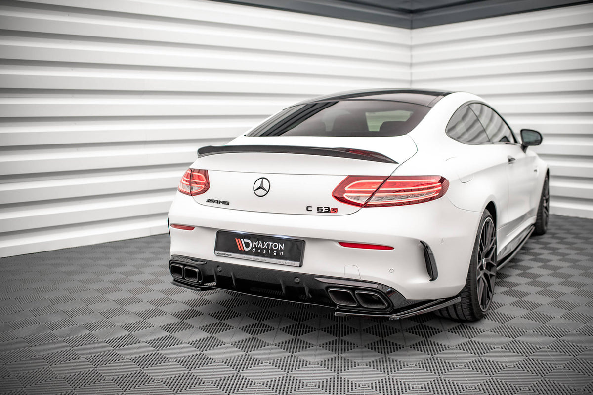 Maxton Design - Rear Side Splitters Mercedes Benz C63 AMG Coupe C205 ...