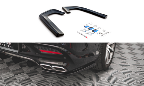 Maxton Design - Rear Side Splitters V.2 Mercedes Benz GLE63 AMG Coupe C292