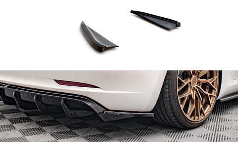 Maxton Design - Rear Side Splitters V.2 Tesla Model 3 Rear Side Splitters Maxton Design royalty-bespoke.myshopify.com