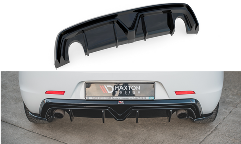 Maxton Design - Rear Valance Alfa Romeo Giulietta (Facelift) Dual Exhaust