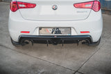 Maxton Design - Rear Valance Alfa Romeo Giulietta (Facelift) Dual Exhaust Rear Diffuser Maxton Design royalty-bespoke.myshopify.com