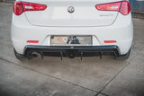 Maxton Design - Rear Valance Alfa Romeo Giulietta (Facelift) Single Exhaust Rear Diffuser Maxton Design royalty-bespoke.myshopify.com