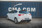 Maxton Design - Rear Valance Alfa Romeo Giulietta (Facelift) Single Exhaust Rear Diffuser Maxton Design royalty-bespoke.myshopify.com