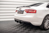 Maxton Design - Rear Valance Audi A5 Coupe / Sportback 8T (Facelift) (Version with dual exhausts on one side) Rear Diffuser Maxton Design royalty-bespoke.myshopify.com