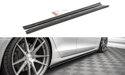 Maxton Design - Side Skirts Diffusers Tesla Model S (Facelift)