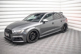 Maxton Design - Side Skirts Diffusers Audi S3 & A3 S-Line Sportback 8V Facelift Side Skirts Diffusers Maxton Design royalty-bespoke.myshopify.com