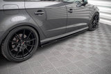 Maxton Design - Side Skirts Diffusers Audi S3 & A3 S-Line Sportback 8V Facelift Side Skirts Diffusers Maxton Design royalty-bespoke.myshopify.com