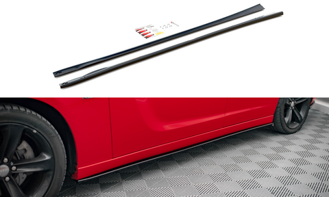 Maxton Design - Side Skirts Diffusers Dodge Charger RT MK7 Facelift