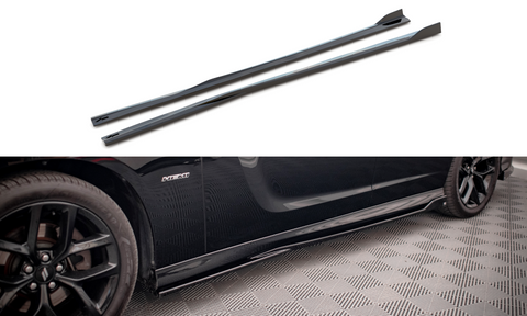 Maxton Design - Side Skirts Diffusers Dodge Charger SRT MK7 Facelift