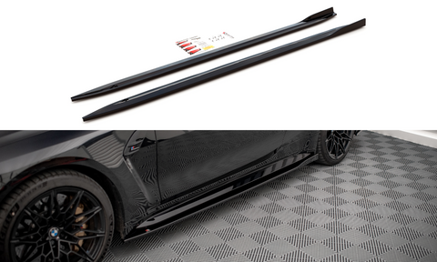 Maxton Design - Side Skirts Diffusers V.1 BMW M4 G82