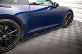 Maxton Design - Side Skirts Diffusers V.1 Porsche 911 Carrera / S / 4 / 4S/ GTS 992 (Without Sport Design Package)