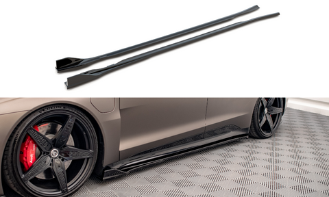 Maxton Design - Side Skirts Diffusers V.2 Audi E-Tron GT / RS GT MK1