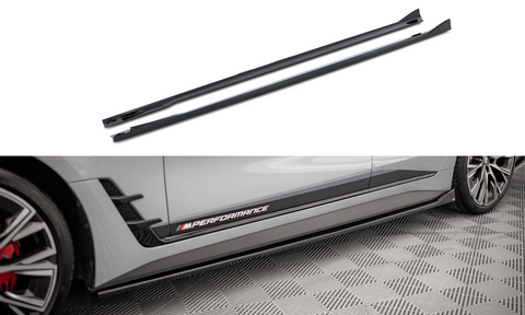 Maxton Design - Side Skirts Diffusers V.2 BMW Series 4 Gran Coupe M-Pack / M440i G26