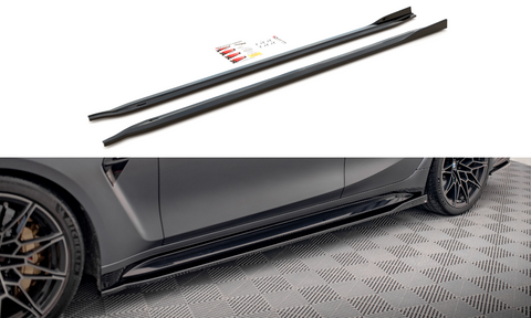 Maxton Design - Side Skirts Diffusers V.2 BMW M3 G80