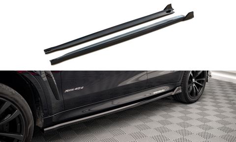 Maxton Design - Side Skirts Diffusers V.2 BMW X6 M-Pack F16