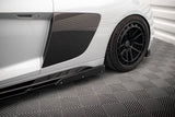 Maxton Design - Side Skirts Diffusers V.2 + Flaps Audi R8 MK2 Facelift