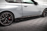 Maxton Design - Side Skirts Diffusers V.2 + Flaps BMW Series 2 Coupe M-Pack / M240i G42 Side Skirts Diffusers Maxton Design royalty-bespoke.myshopify.com