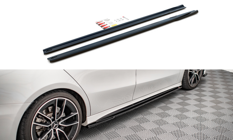 Maxton Design - Side Skirts Diffusers V.2 Mercedes Benz A35 AMG / AMG-Line W177
