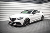 Maxton Design - Side Skirts Diffusers V.2 Mercedes Benz C63 AMG Coupe C205 (Facelift)