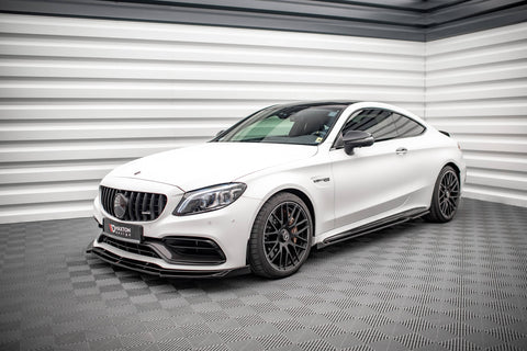 Maxton Design - Side Skirts Diffusers V.2 Mercedes Benz C63 AMG Coupe C205 ( Facelift)