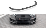 Maxton Design - Street Pro Front Splitter Audi S3 & A3 S-Line Sportback 8V Facelift Front Spoiler Maxton Design royalty-bespoke.myshopify.com