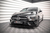 Maxton Design - Street Pro Front Splitter + Flaps Mercedes A35 AMG / AMG-Line Aero Pack W177 Front Spoiler Maxton Design royalty-bespoke.myshopify.com