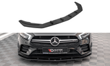 Maxton Design - Street Pro Front Splitter Mercedes A35 AMG / AMG-Line Aero Pack W177 Front Spoiler Maxton Design royalty-bespoke.myshopify.com