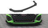 Maxton Design - Street Pro Front Splitter V.1 + Flaps Audi RS3 8Y Sedan/Sportback Front Spoiler Maxton Design royalty-bespoke.myshopify.com